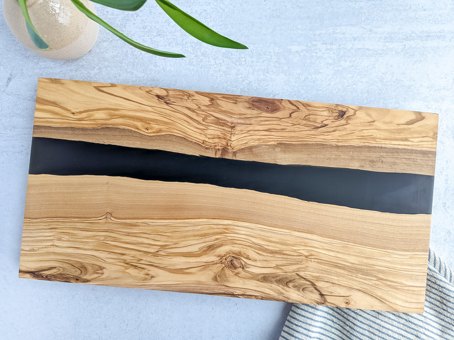 Personalized Olivewood Resin Cutting Board