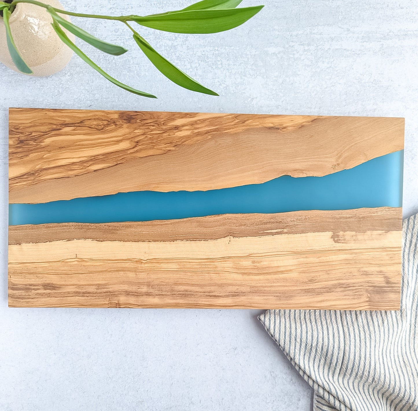 Personalized Olivewood Resin Cutting Board