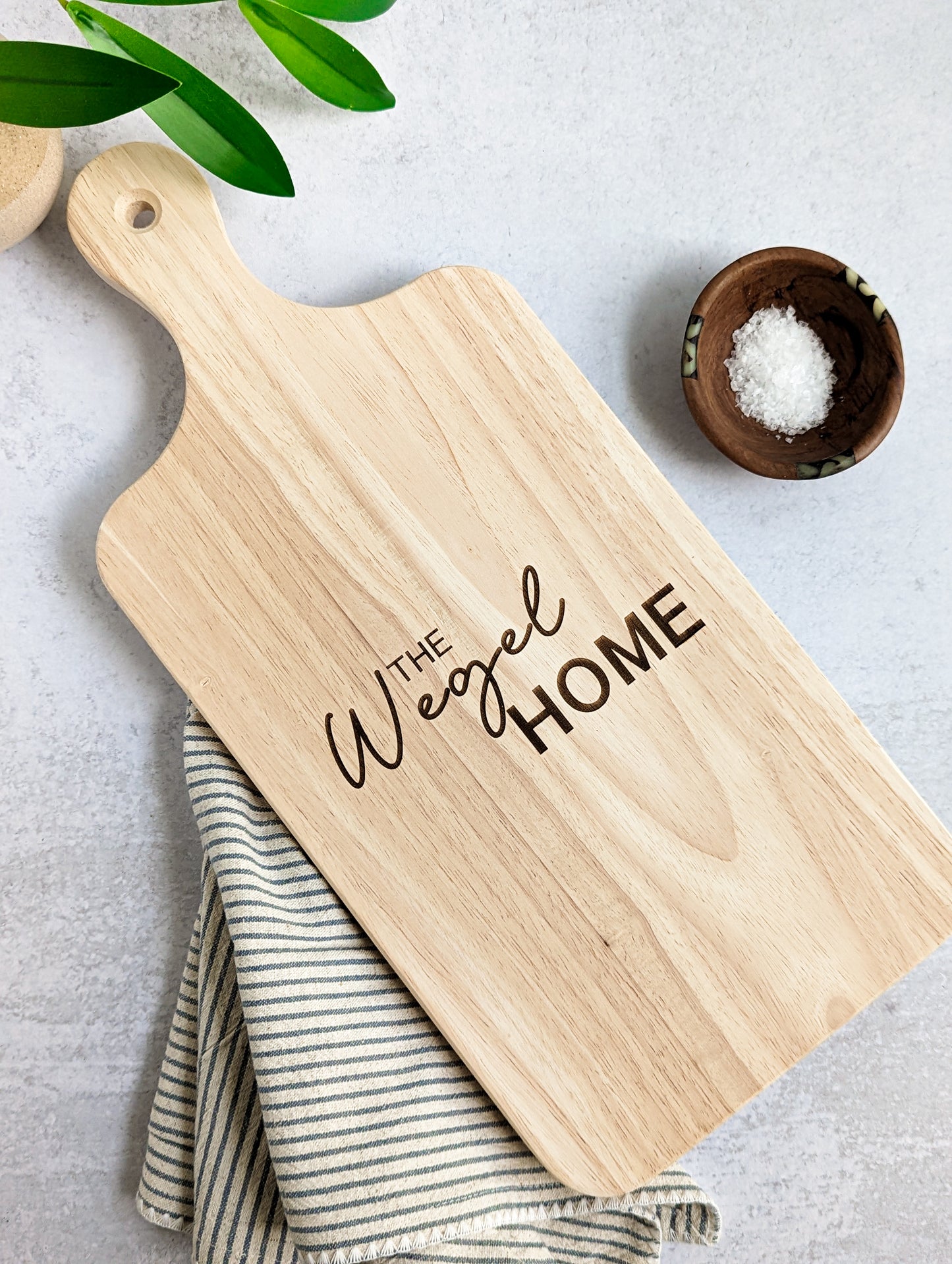 Personalized Name Charcuterie Board