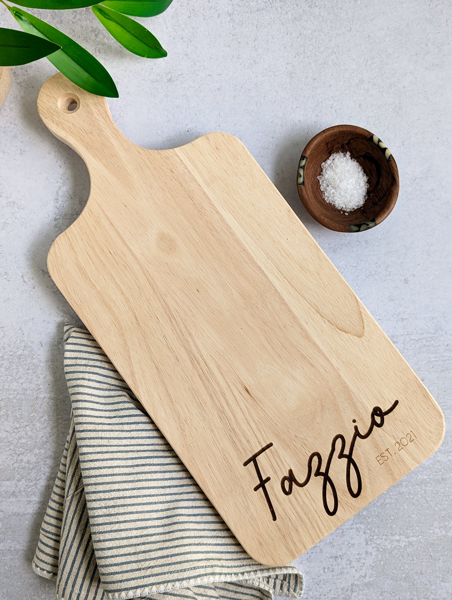 Personalized Family Name Charcuterie Board